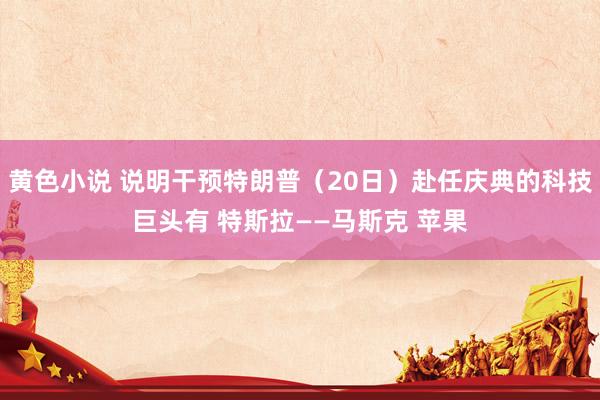 黄色小说 说明干预特朗普（20日）赴任庆典的科技巨头有 特斯拉——马斯克 苹果