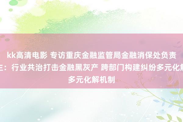 kk高清电影 专访重庆金融监管局金融消保处负责东谈主：行业共治打击金融黑灰产 跨部门构建纠纷多元化解机制