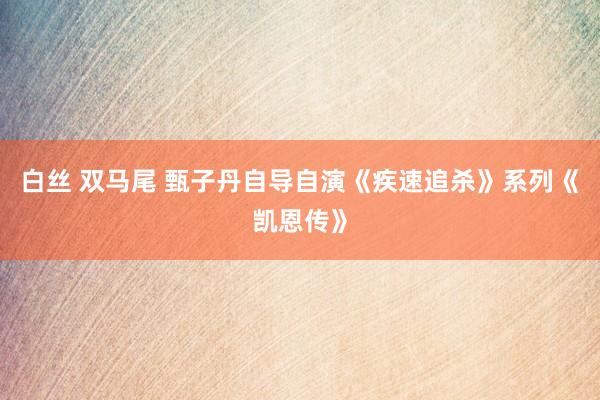 白丝 双马尾 甄子丹自导自演《疾速追杀》系列《凯恩传》