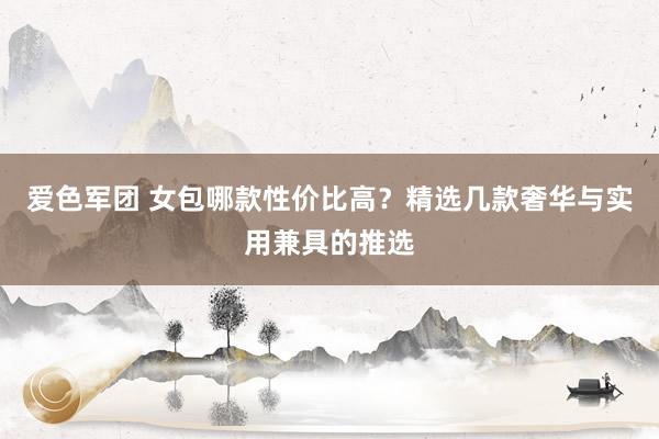 爱色军团 女包哪款性价比高？精选几款奢华与实用兼具的推选