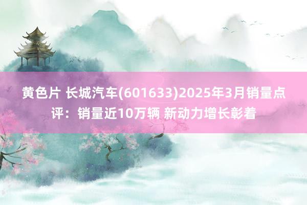 黄色片 长城汽车(601633)2025年3月销量点评：销量近10万辆 新动力增长彰着