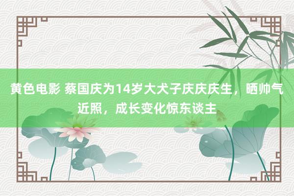 黄色电影 蔡国庆为14岁大犬子庆庆庆生，晒帅气近照，成长变化惊东谈主